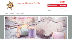 Desktop Screenshot of homegrownquilts.net